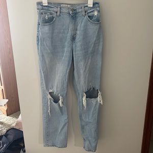 Ambercrombie 90s Straight Ultra High Rise Jeans